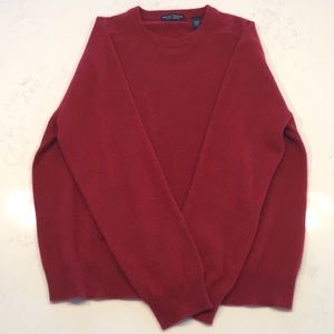 100% cashmere sweater (red)